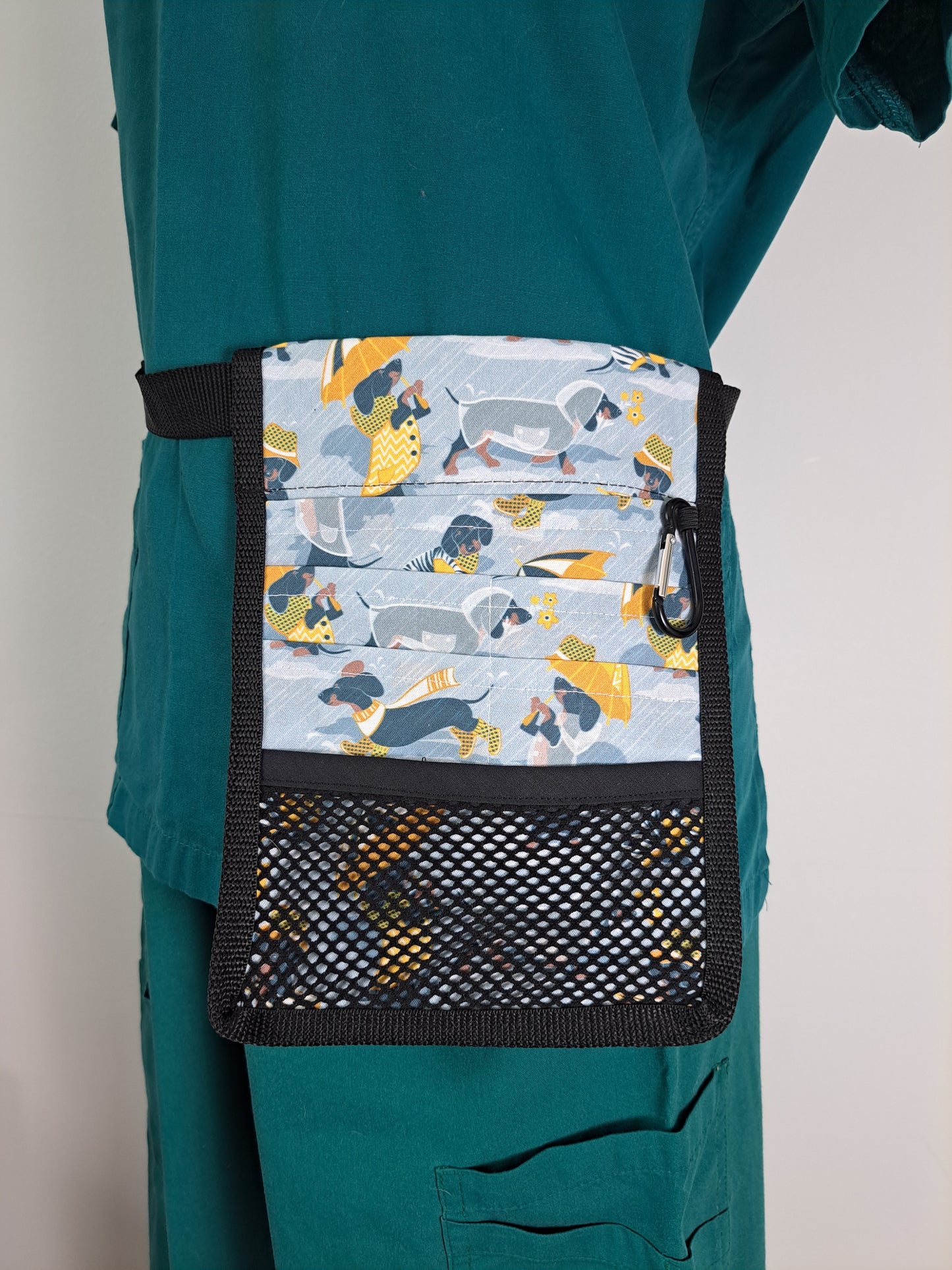 Dachshunds in the Rain Nurse Pocket Organiser