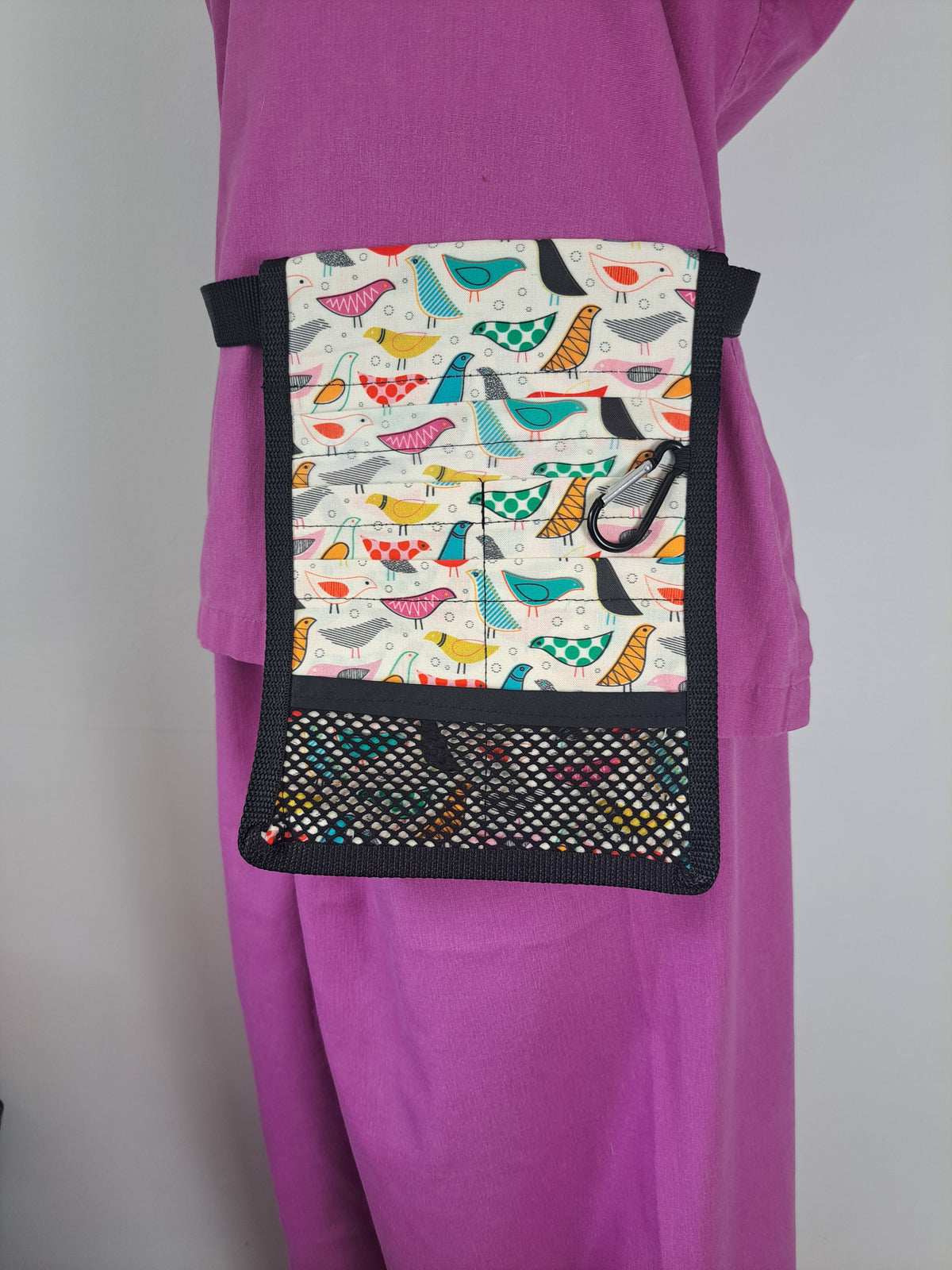 Vintage Birds Nurse Pocket Organiser