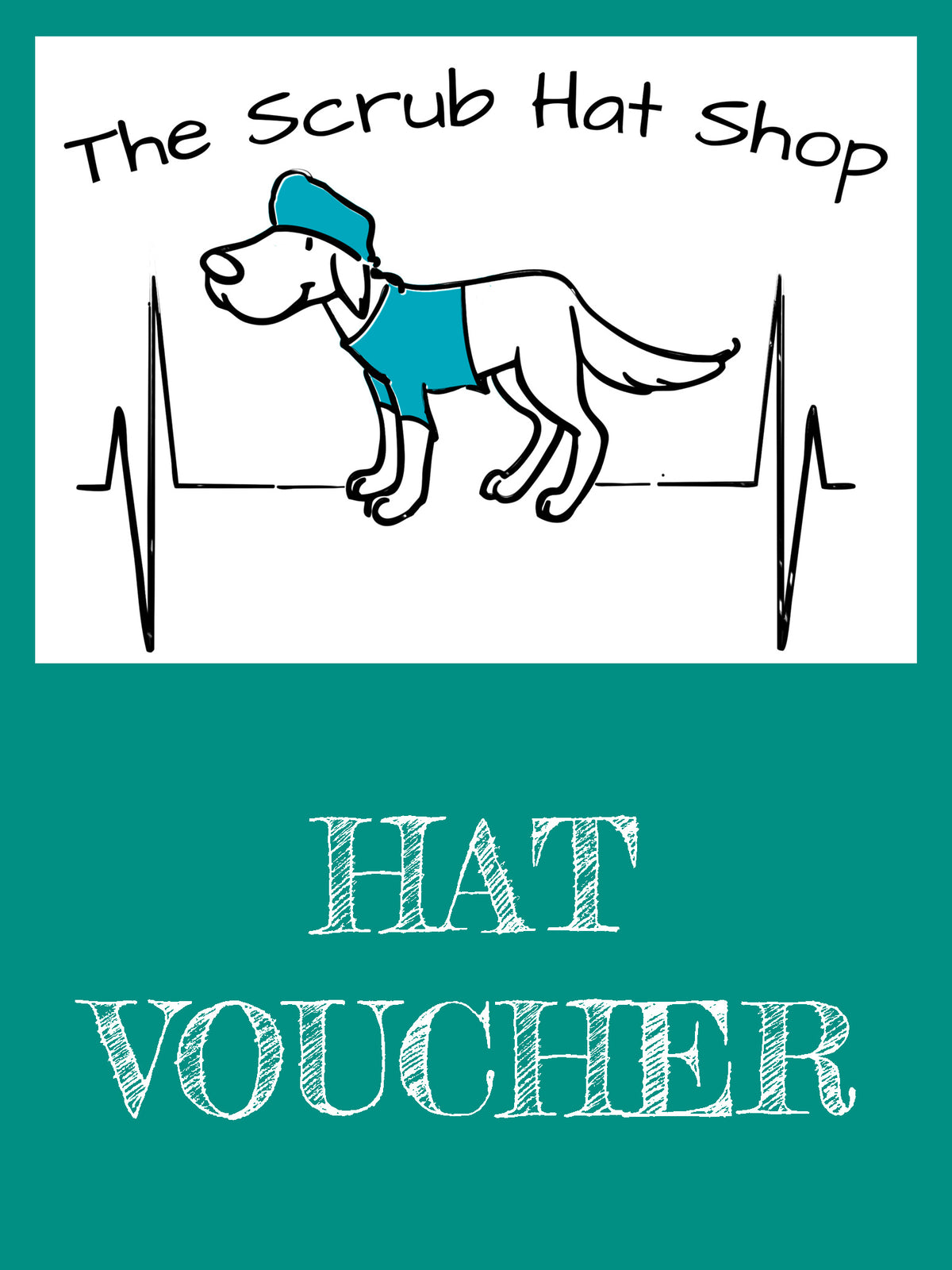 Scrub hat gift card