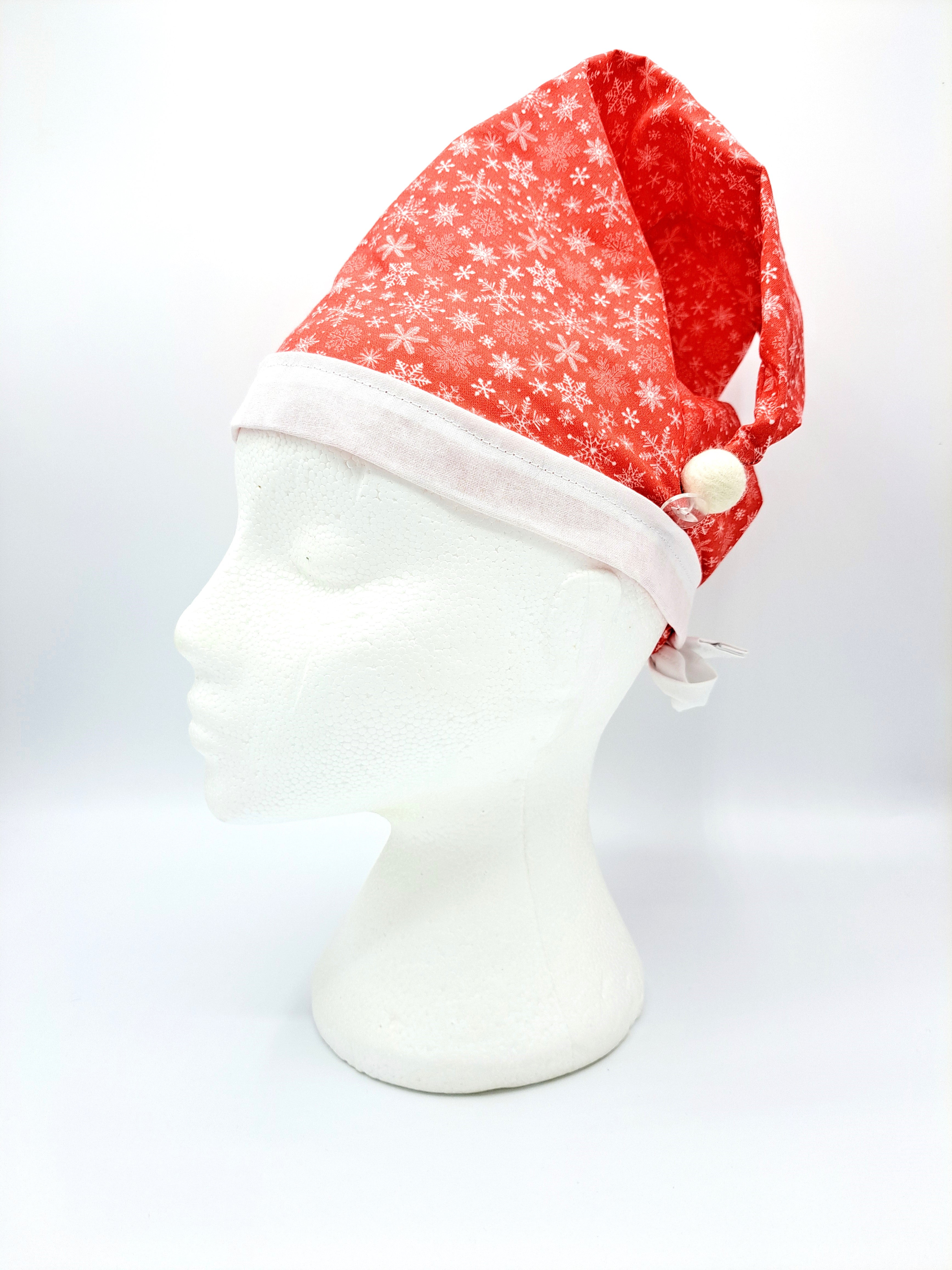 Santa Christmas Scrub Hat Cap