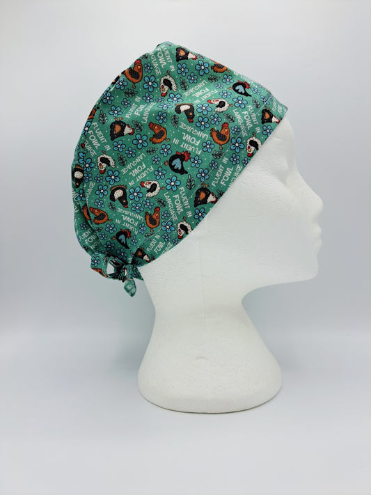 Fowl Language Scrub Hat Cap