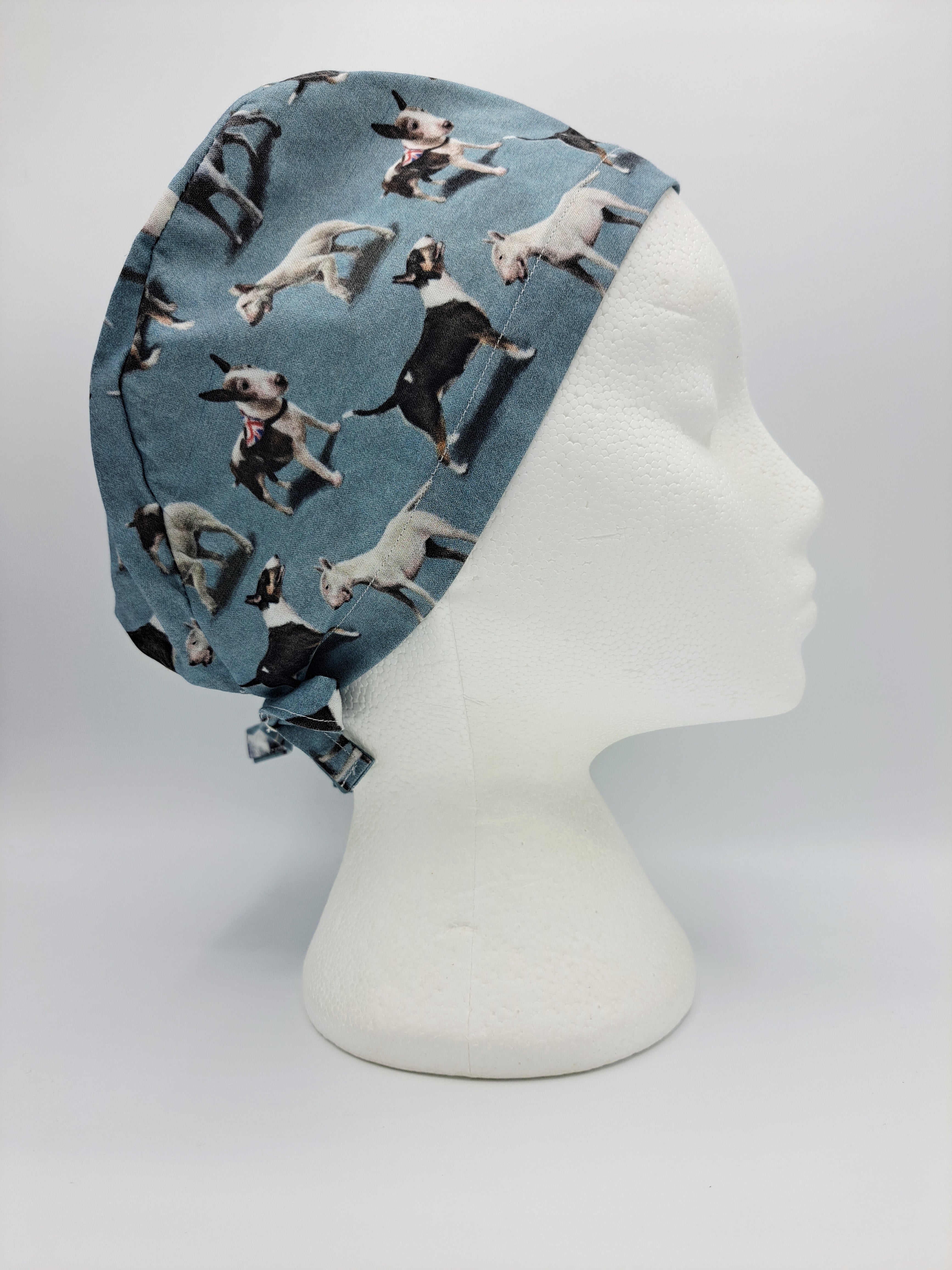 English Bull Terriers Scrub Hat Cap