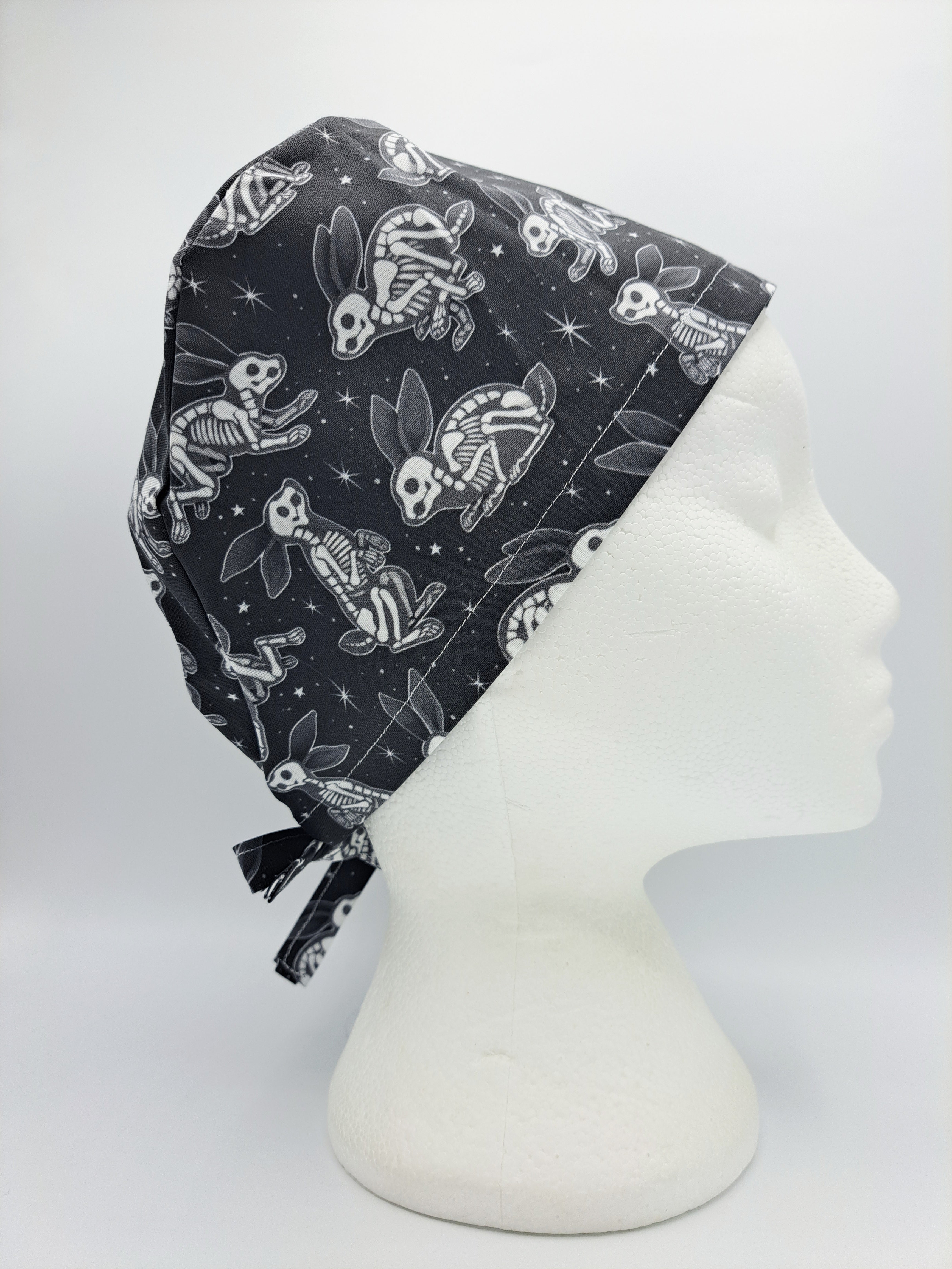 Rabbit Skeletons Scrub Hat Cap