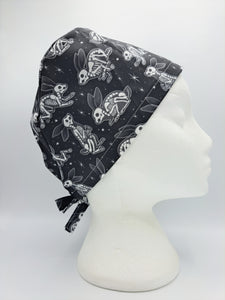 Rabbit Skeletons Scrub Hat Cap
