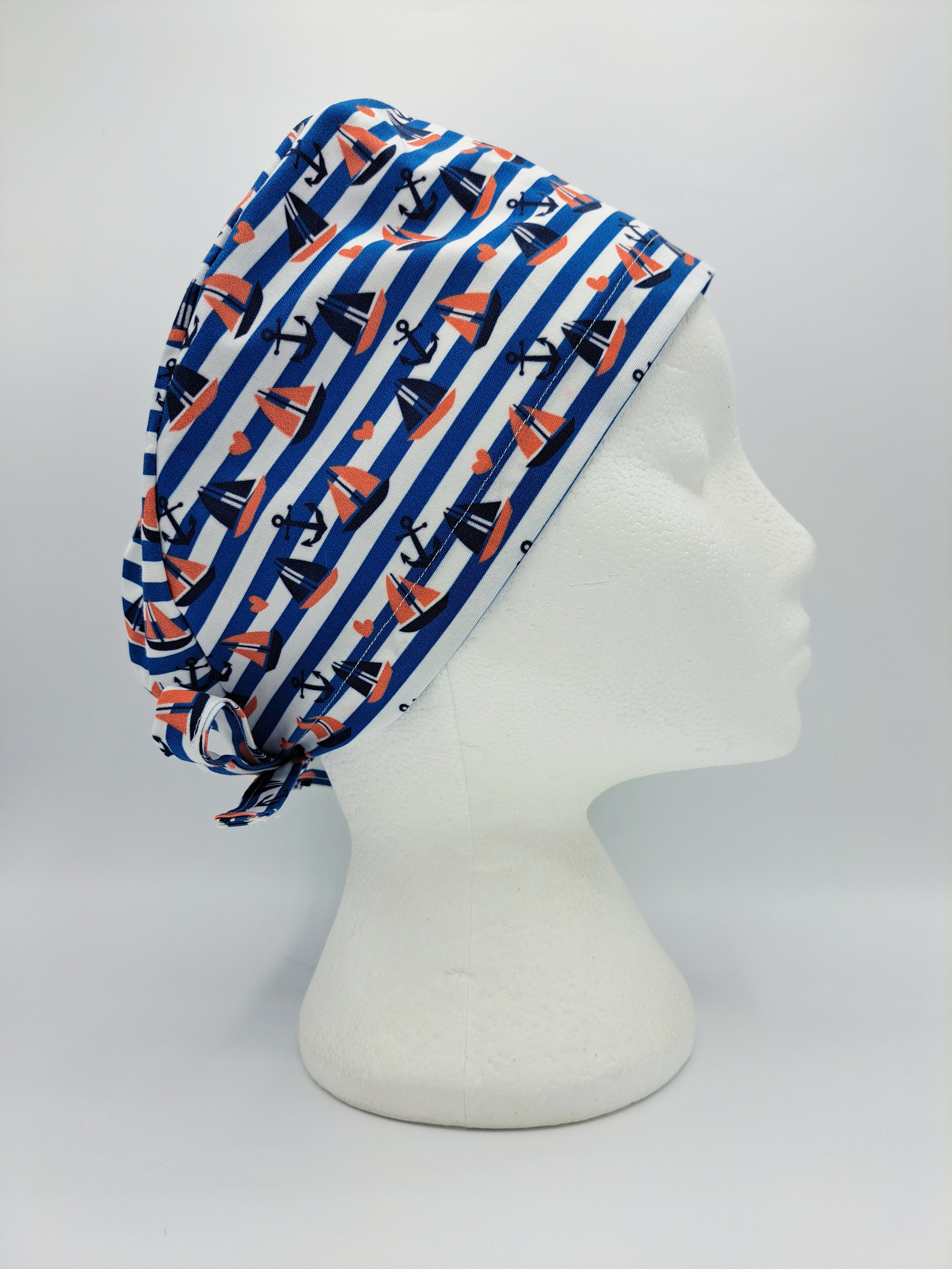 Sail Boats Scrub Hat