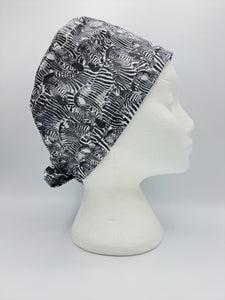 Zebra Scrub Hat Cap