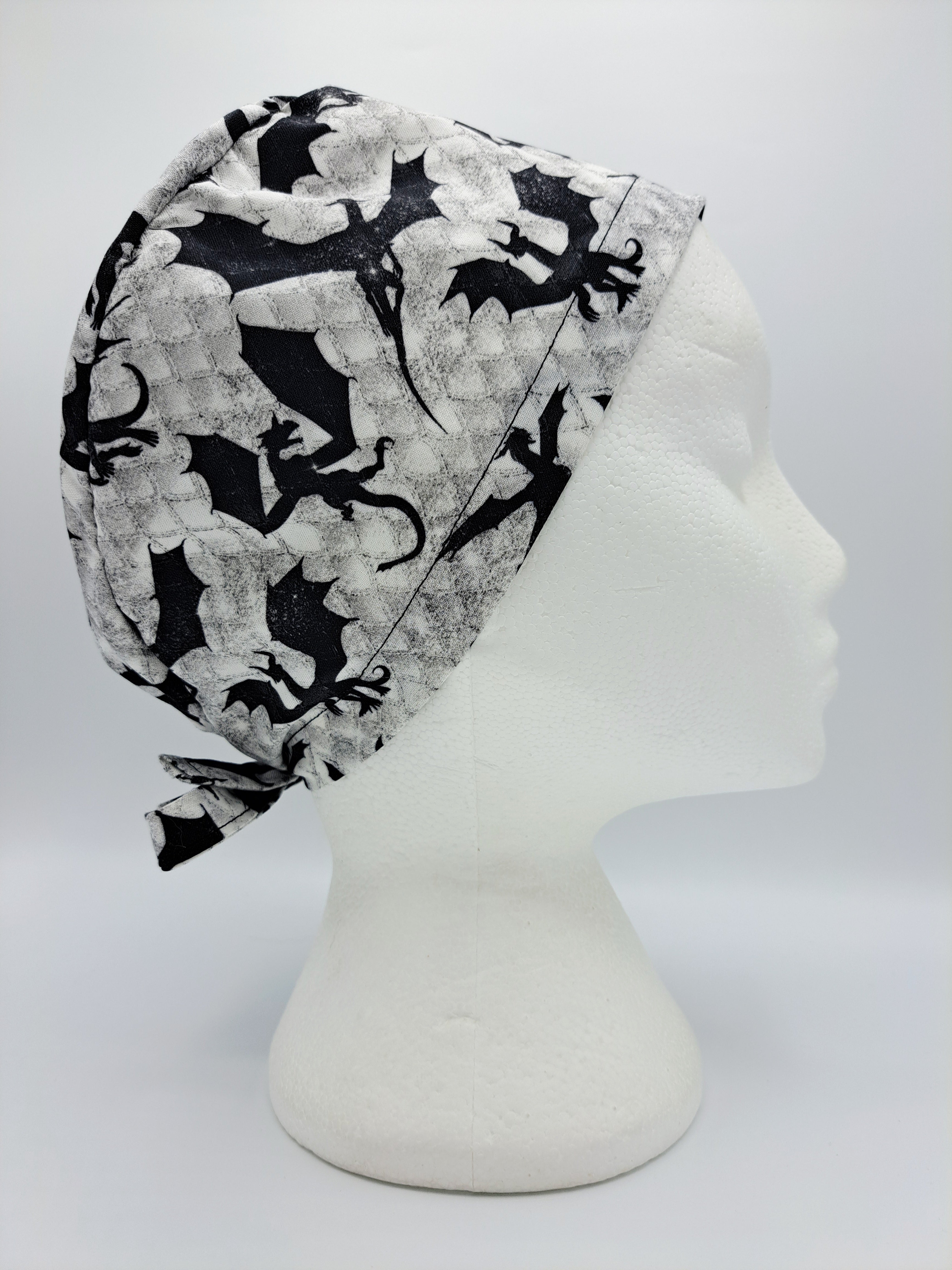 Gothic Dragons Scrub Hat Cap