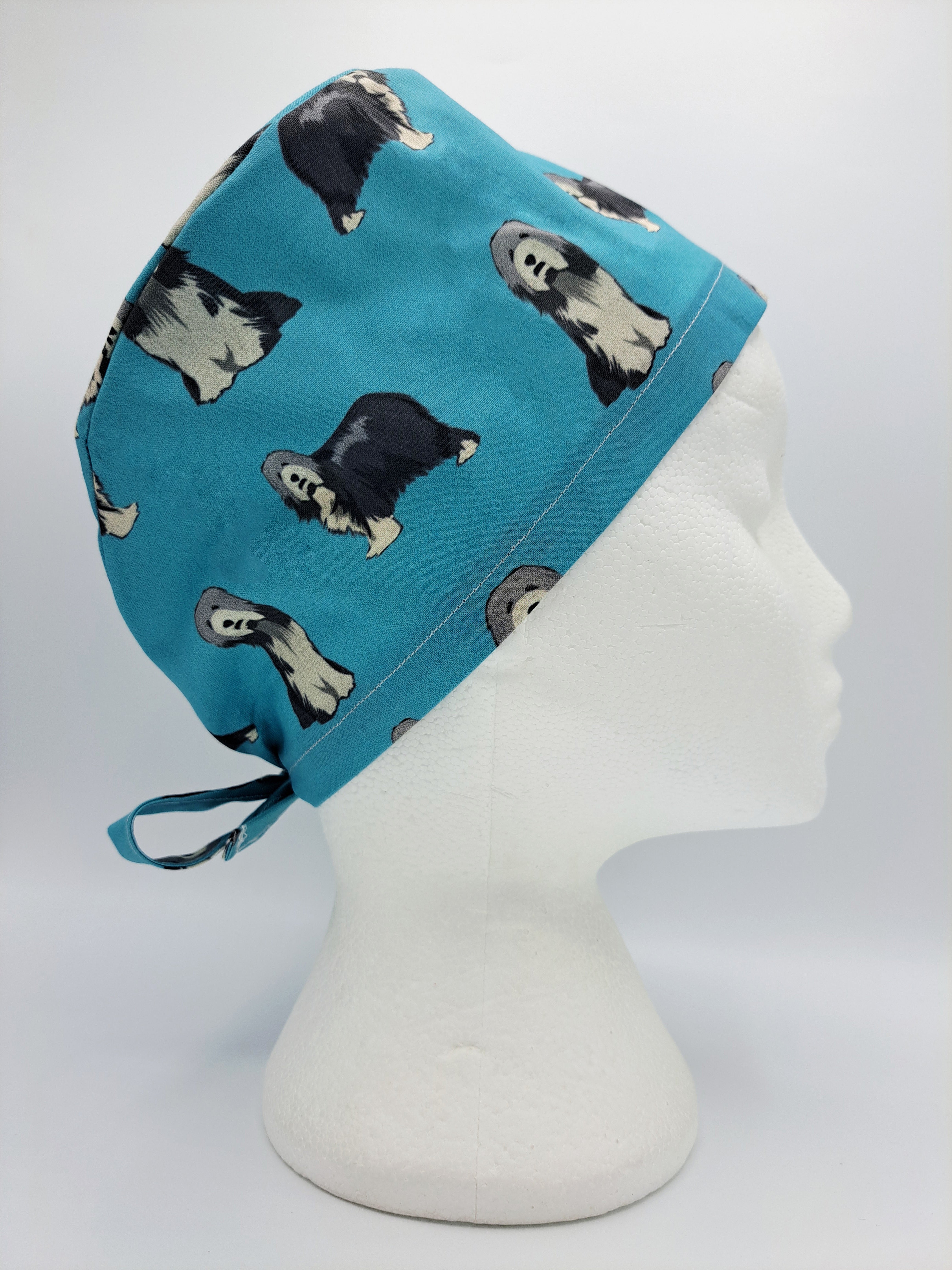 Bearded Collies Scrub Hat Cap