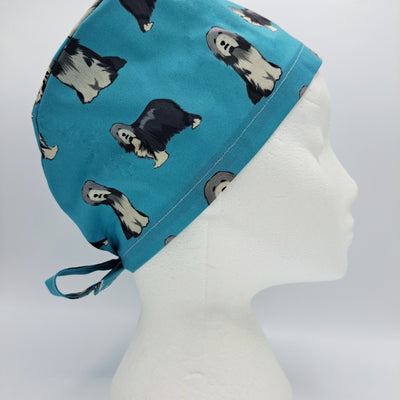 Bearded Collies Scrub Hat Cap