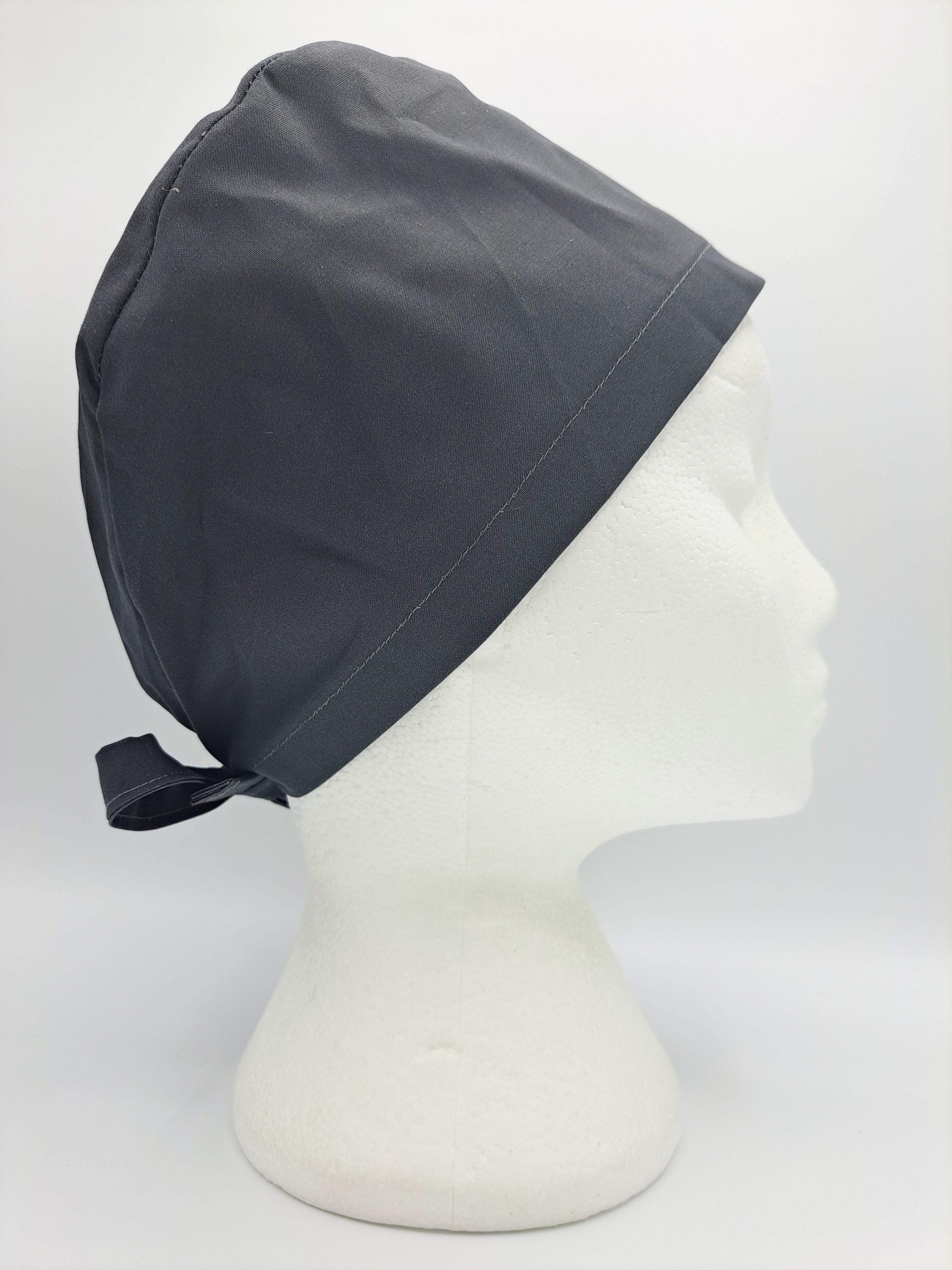 Plain Grey Scrub Hat Cap