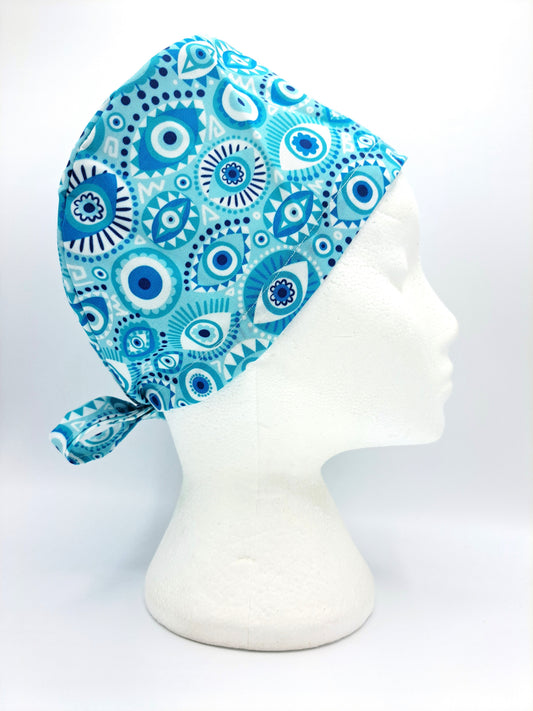 Blue Eyes Scrub Hat Cap