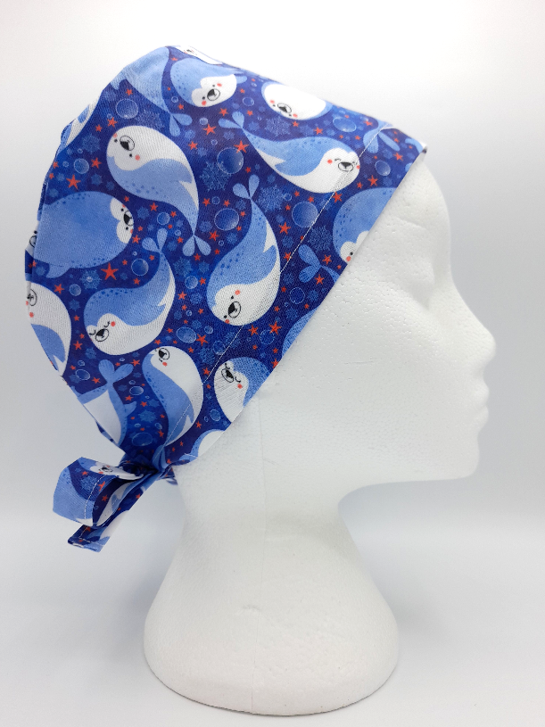 Arctic Seals Scrub Hat Cap