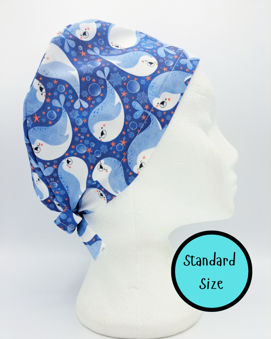 Arctic Seals Scrub Hat Cap