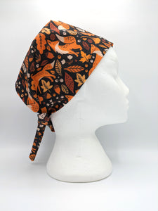 Autumn Foxes Scrub Hat Cap