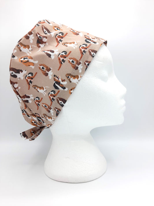 Basset Hounds Scrub Hat Cap