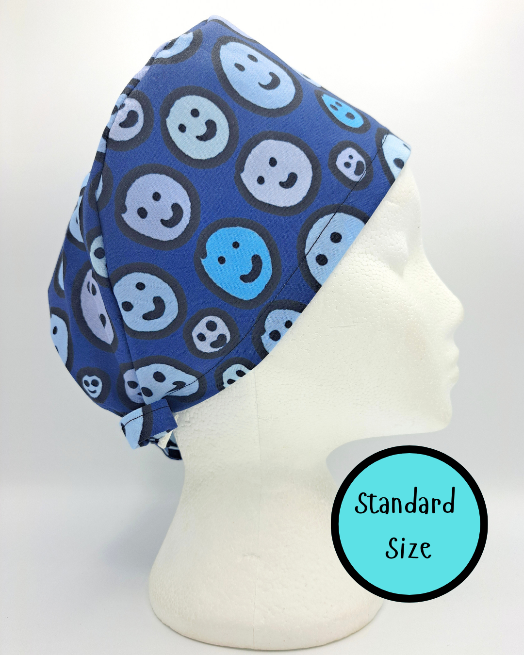 Blue Smiles Scrub Hat Cap