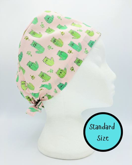 Cat-cus Scrub Hat Cap