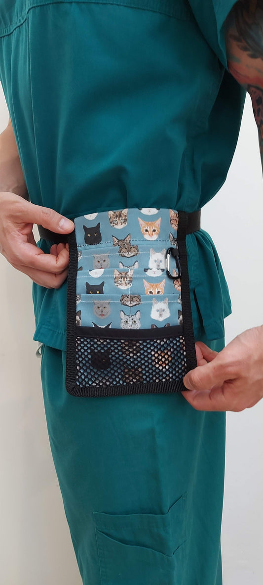 Cat Faces Nurse Pocket Organiser