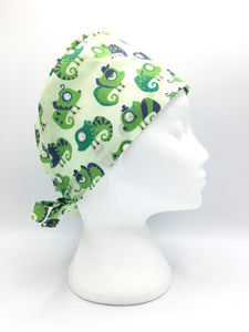 Chameleons Scrub Hat