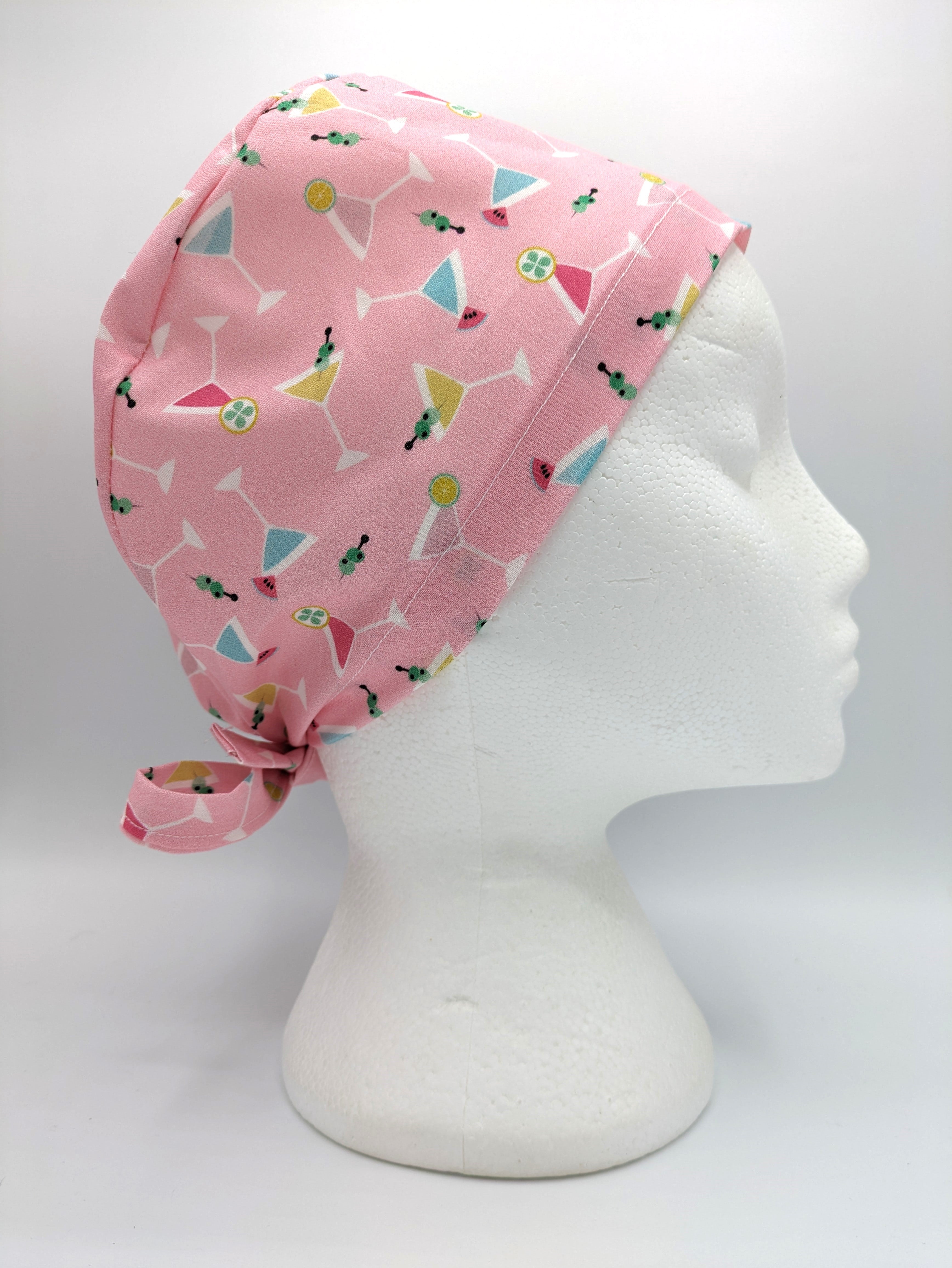 Cocktails Scrub Hat Cap