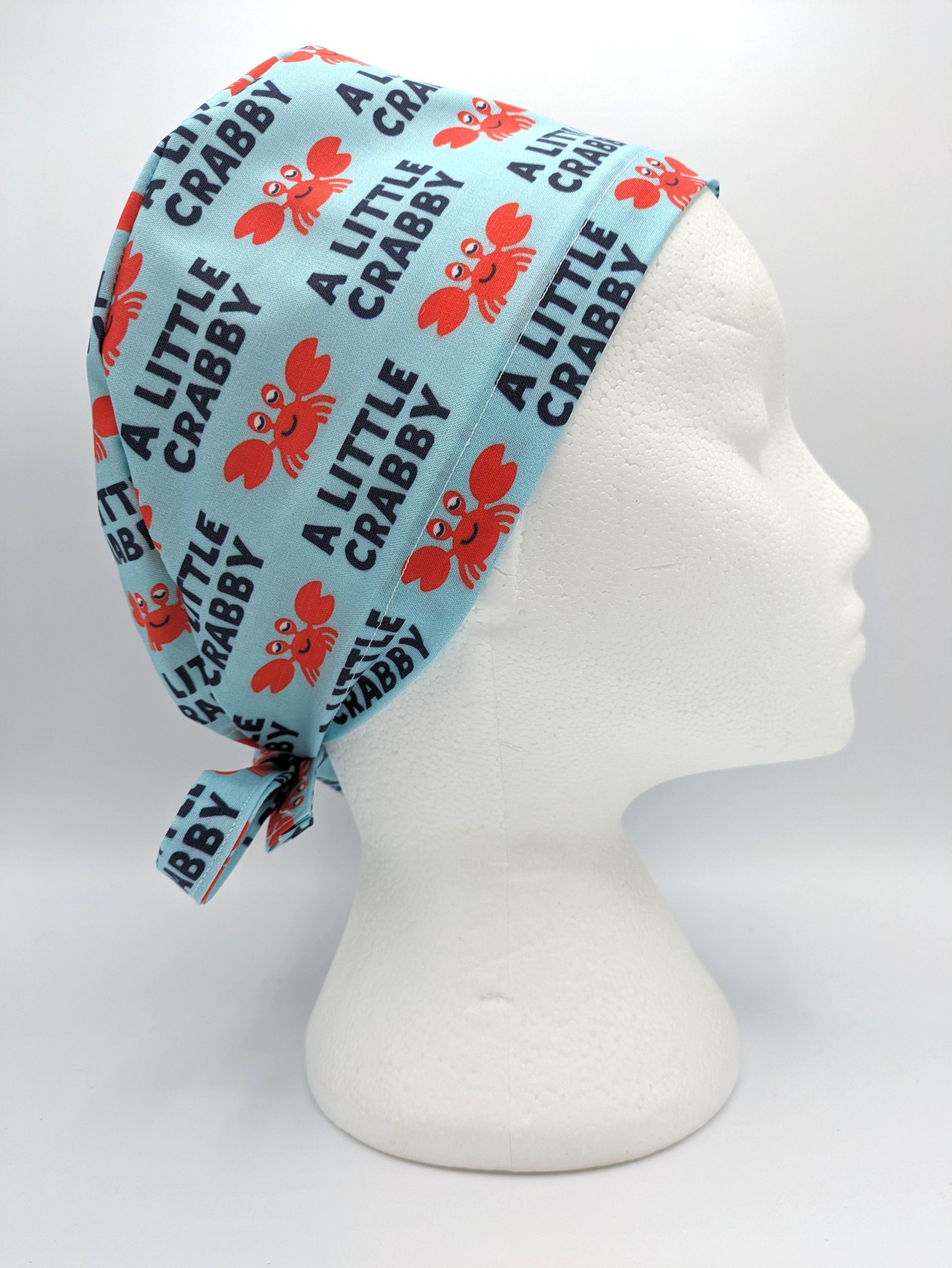 A Little Crabby Scrub Hat Cap