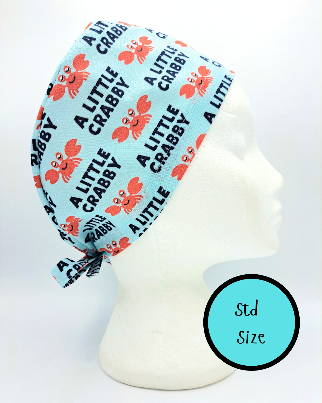 A Little Crabby Scrub Hat Cap