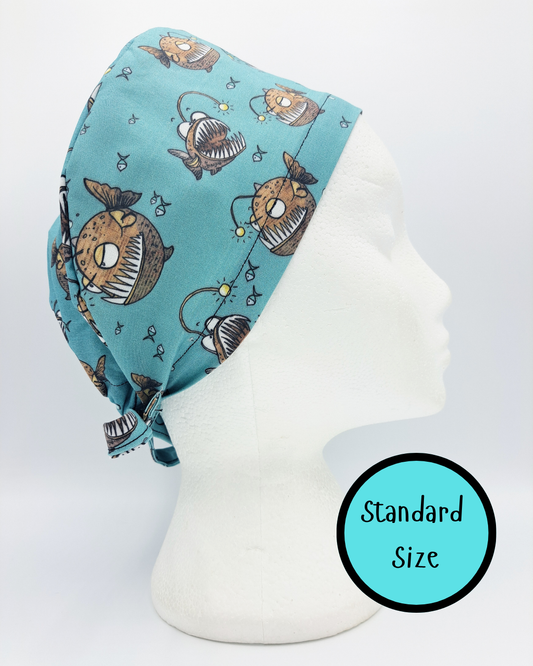Cranky Fish Scrub Hat Cap