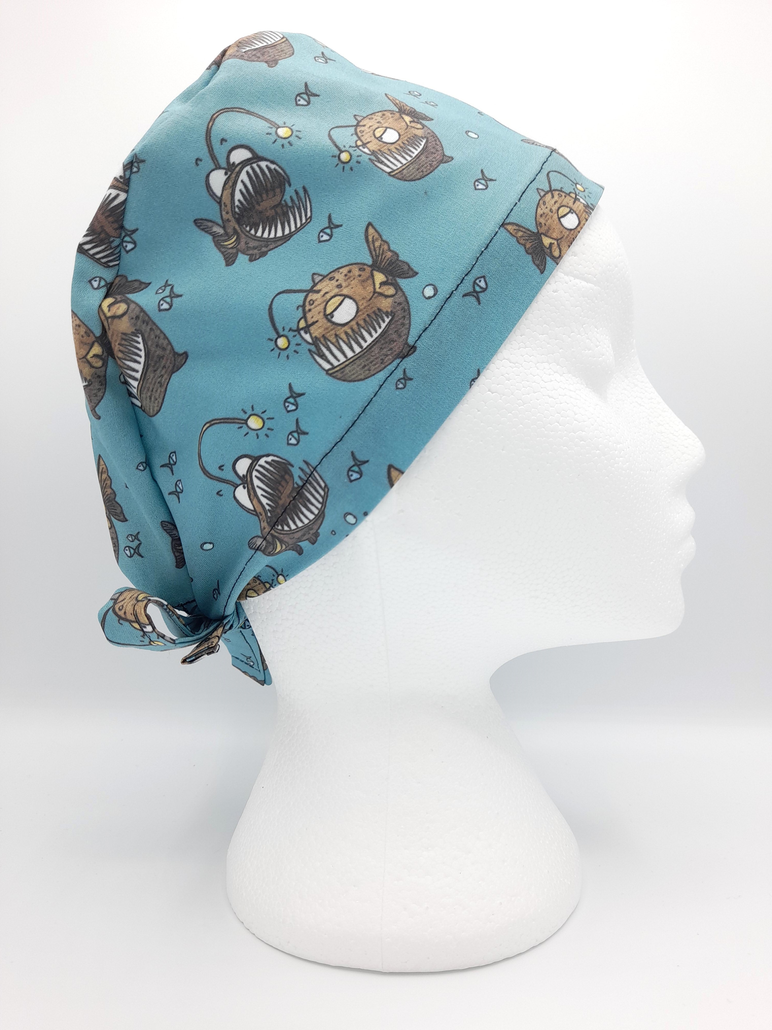 Cranky Fish Scrub Hat Cap