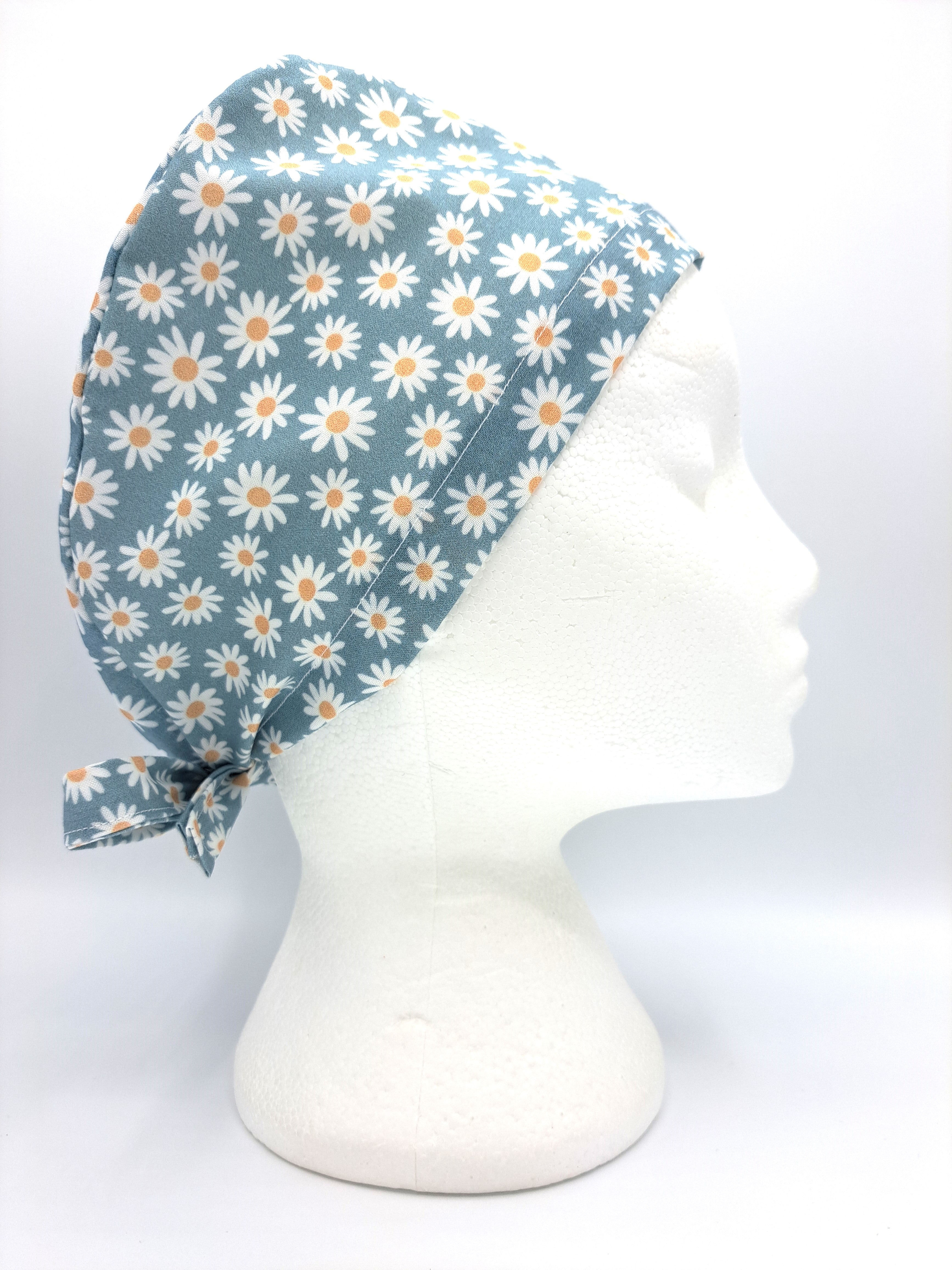 Daisies Scrub Hat Cap