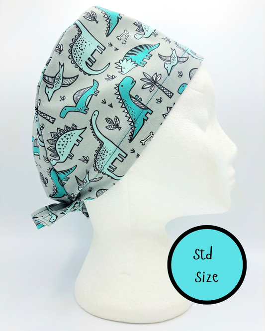 Dinosaurs Scrub Hat Cap