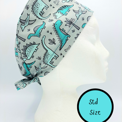 Dinosaurs Scrub Hat Cap