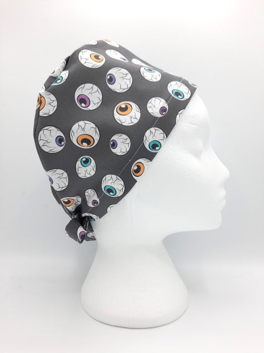 Eyeballs Scrub Hat Cap