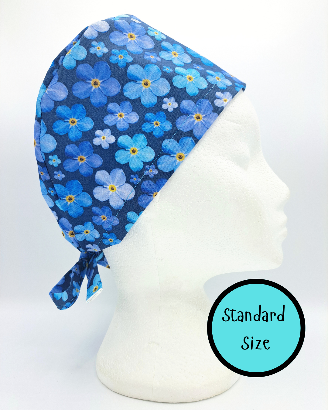 Forget me Not Scrub Hat Cap