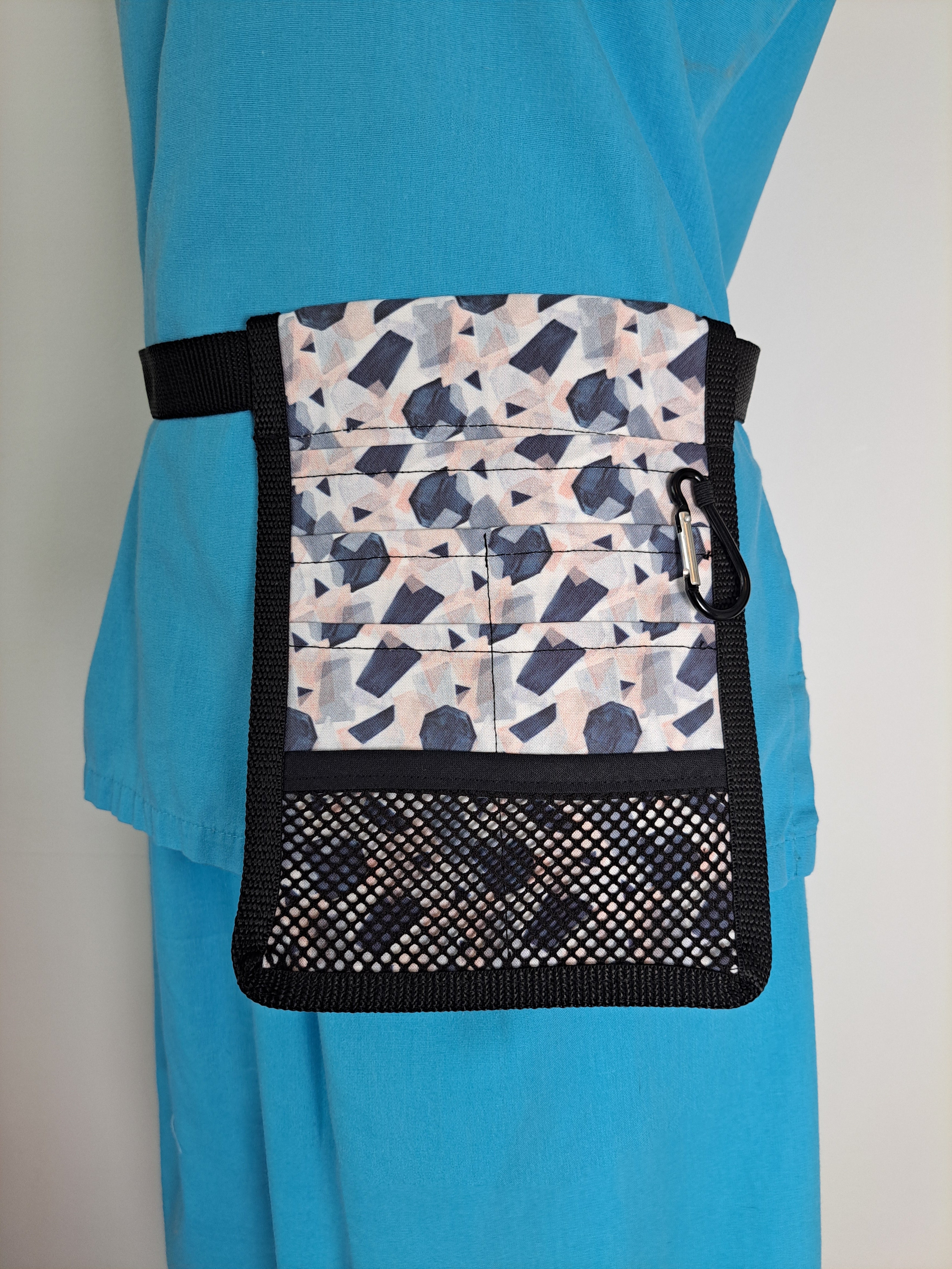 Geometric Peach Nurse Pocket Organiser