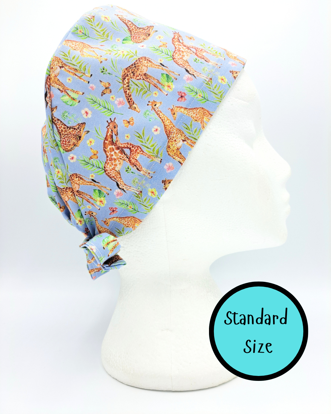 Giraffe Scrub Hat Cap
