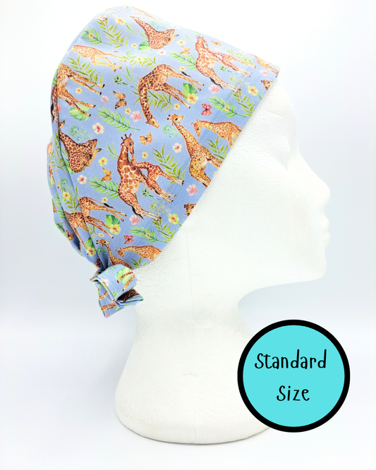 Giraffe Scrub Hat Cap
