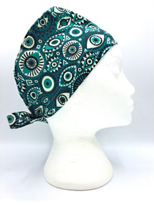 Green Eyes Scrub Hat Cap