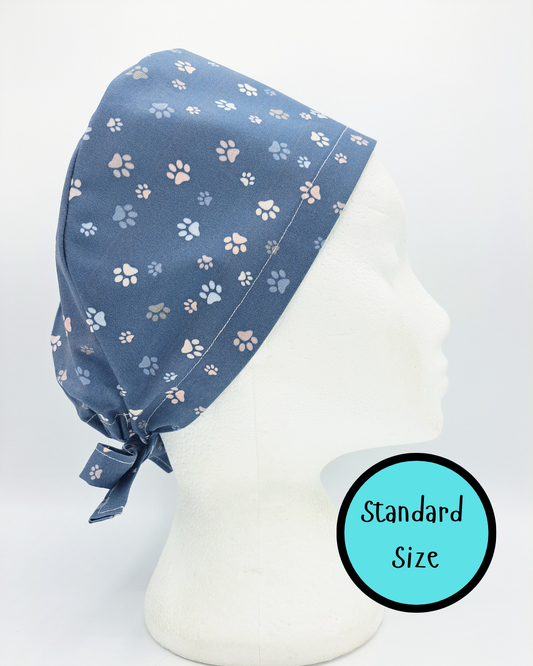 Grey Paws Scrub Hat Cap