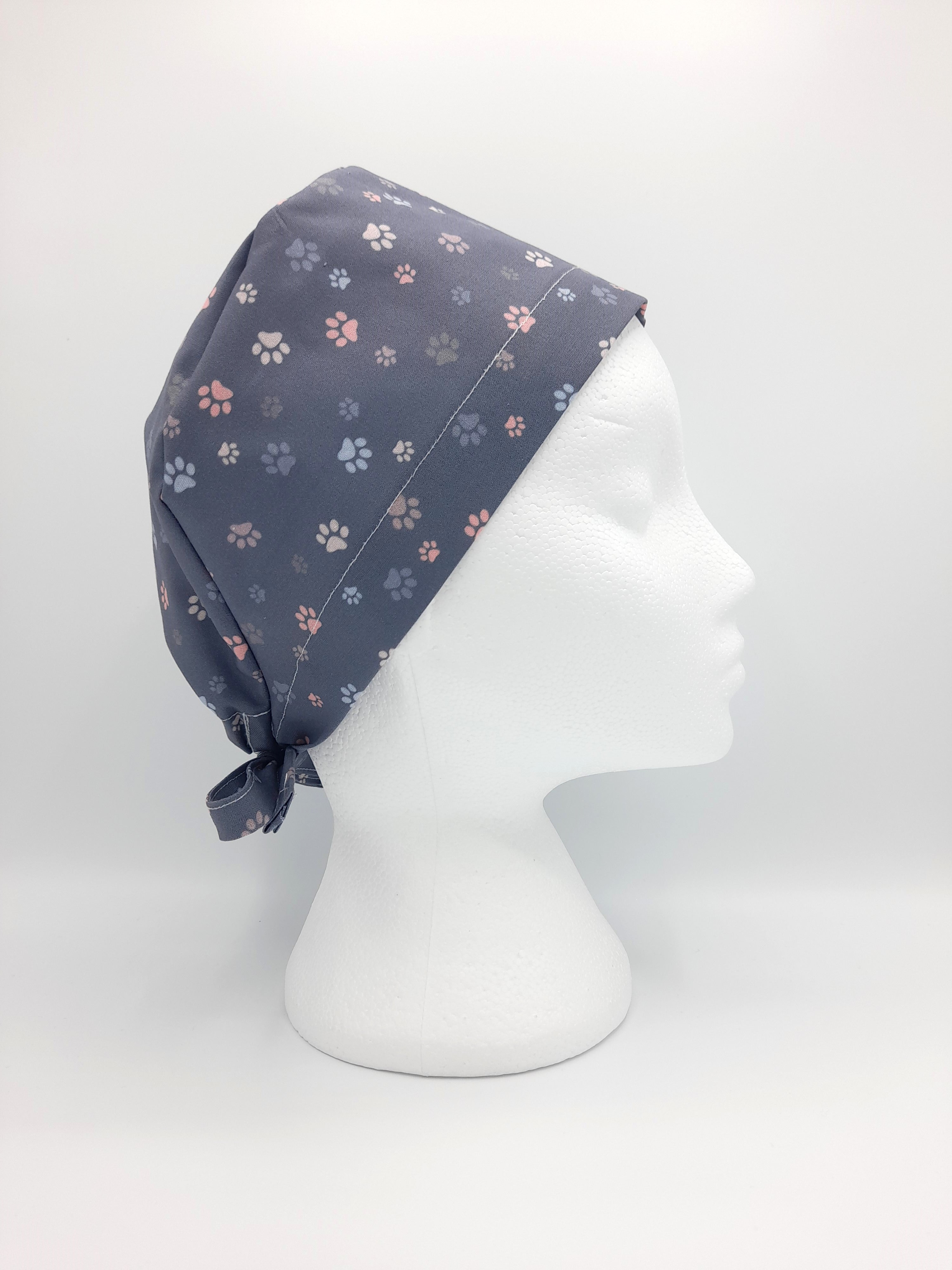 Grey Paws Scrub Hat Cap