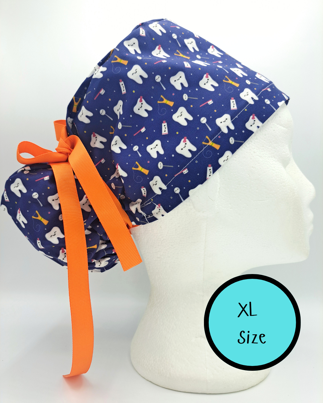 Happy Teeth Scrub Hat Cap