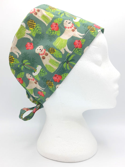 Hula Retrievers Scrub Hat Cap