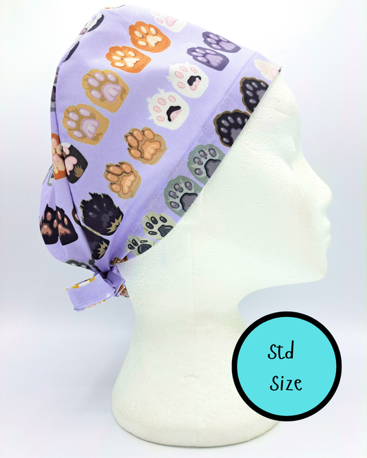 Kitty Toe Beans Scrub Hat