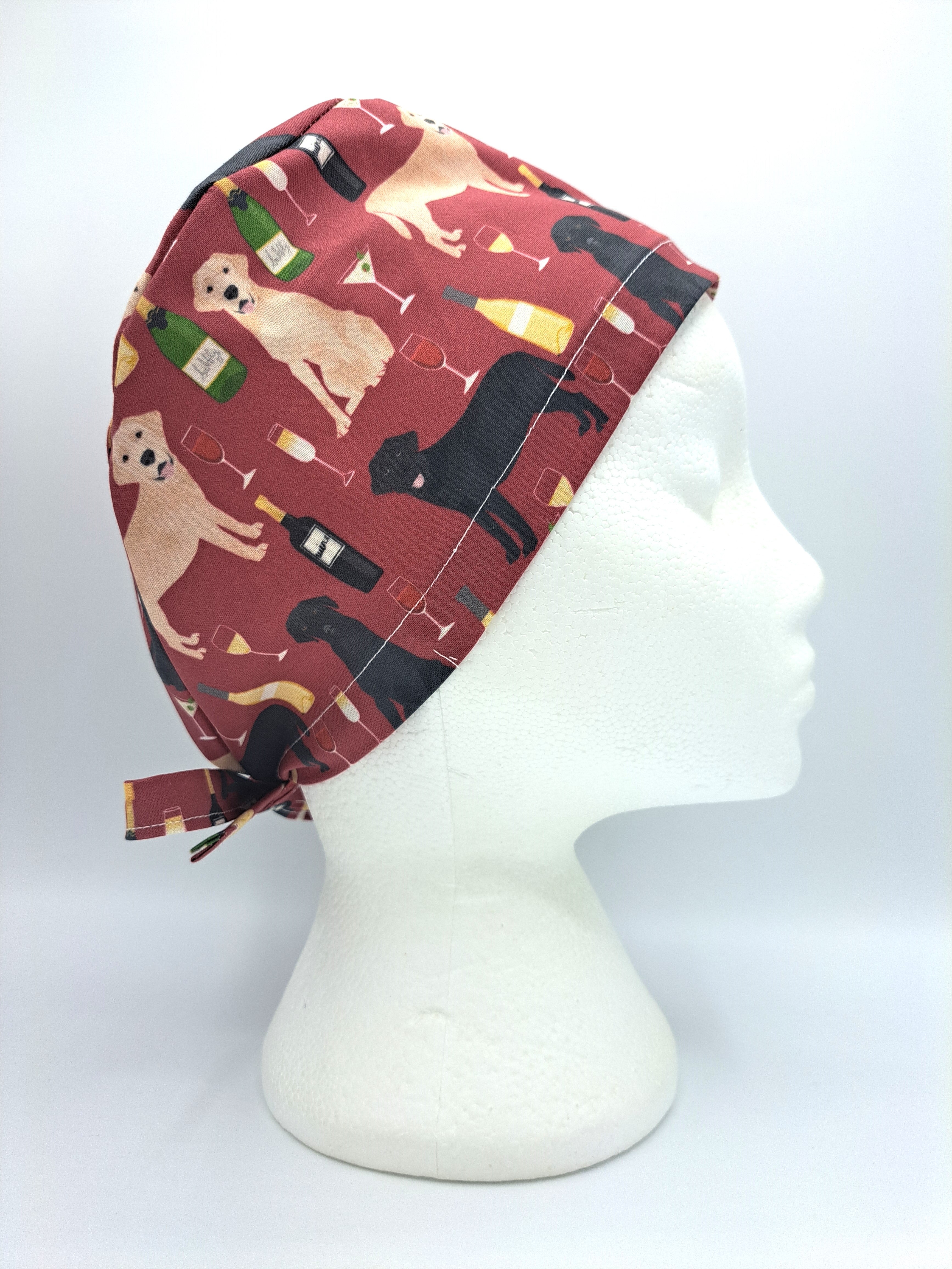 Labradors and Wine Scrub Hat