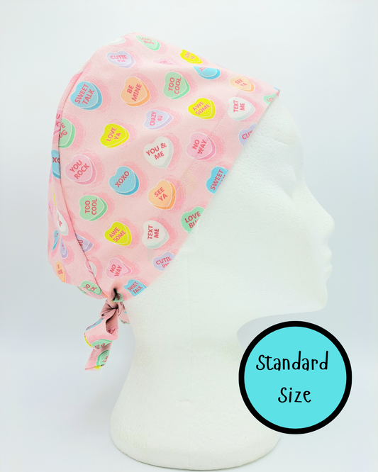 Love Hearts Scrub Hat