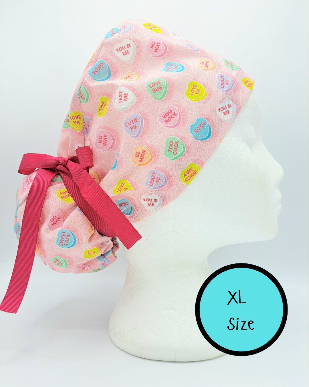 Love Hearts Scrub Hat