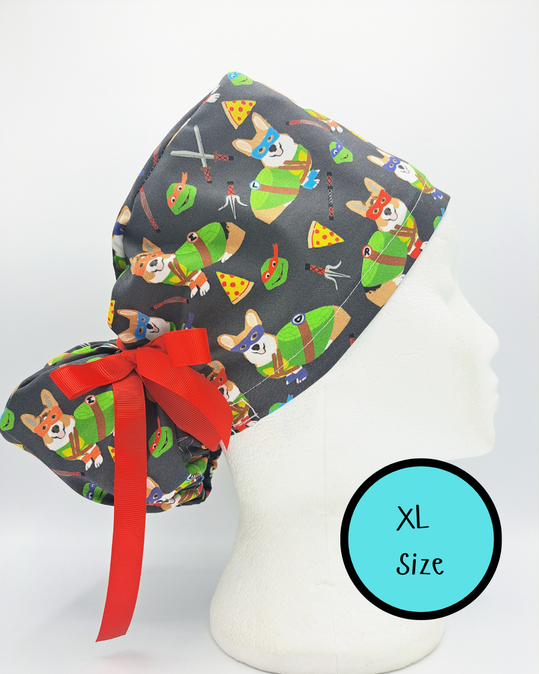 Ninja Corgi Scrub Hat