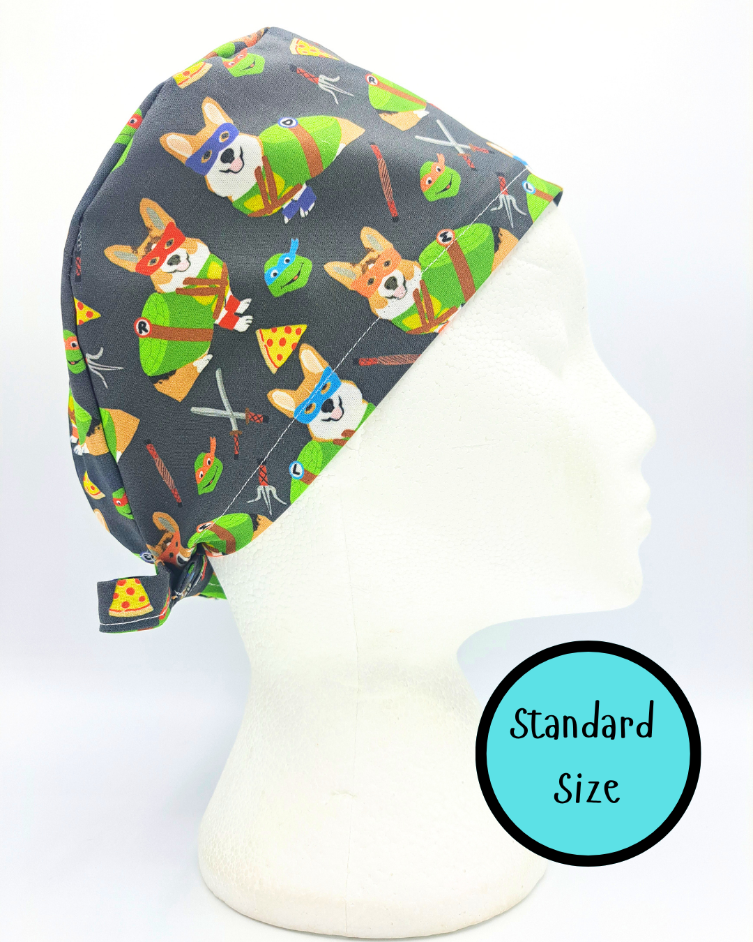 Ninja Corgi Scrub Hat
