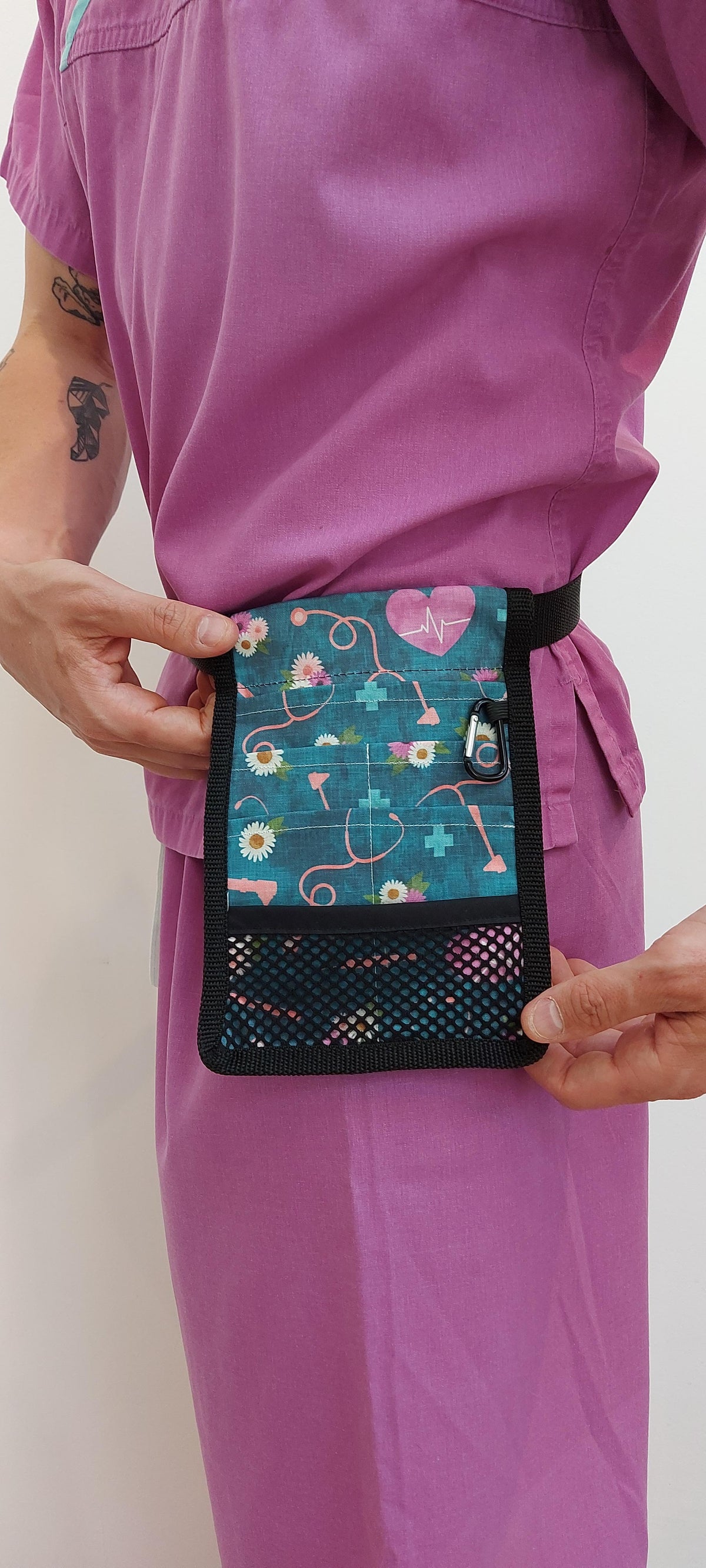Nurses and Stethoscopes Purple Nurse Pocket Organiser