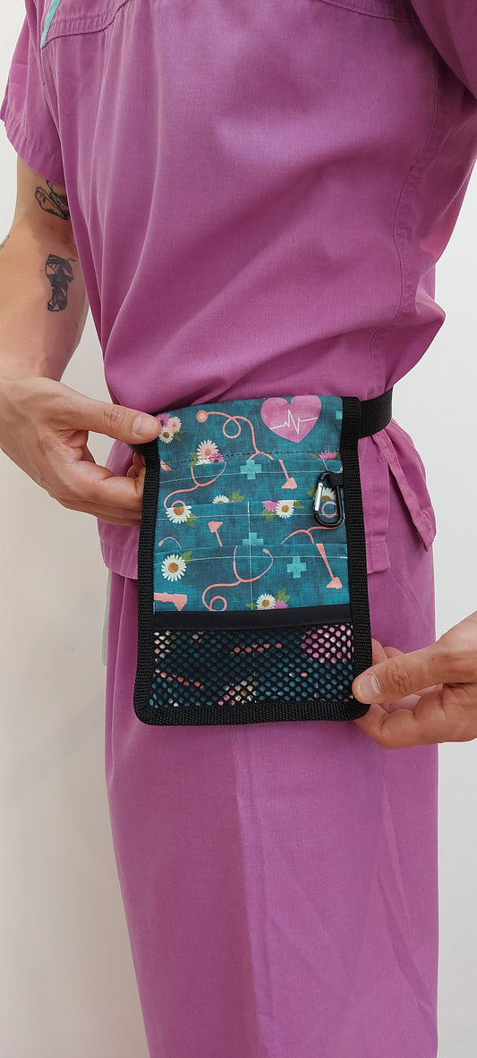 Nurses and Stethoscopes Purple Nurse Pocket Organiser