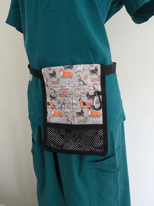 Origami Dogs Nurse Pocket Organiser